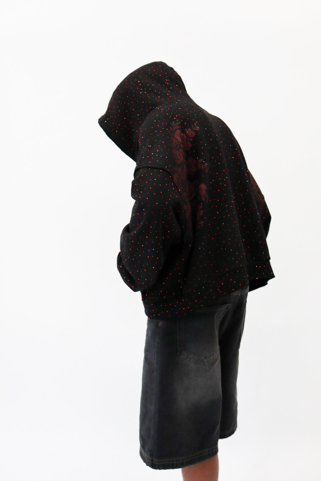 Crimson Rose Zip Up